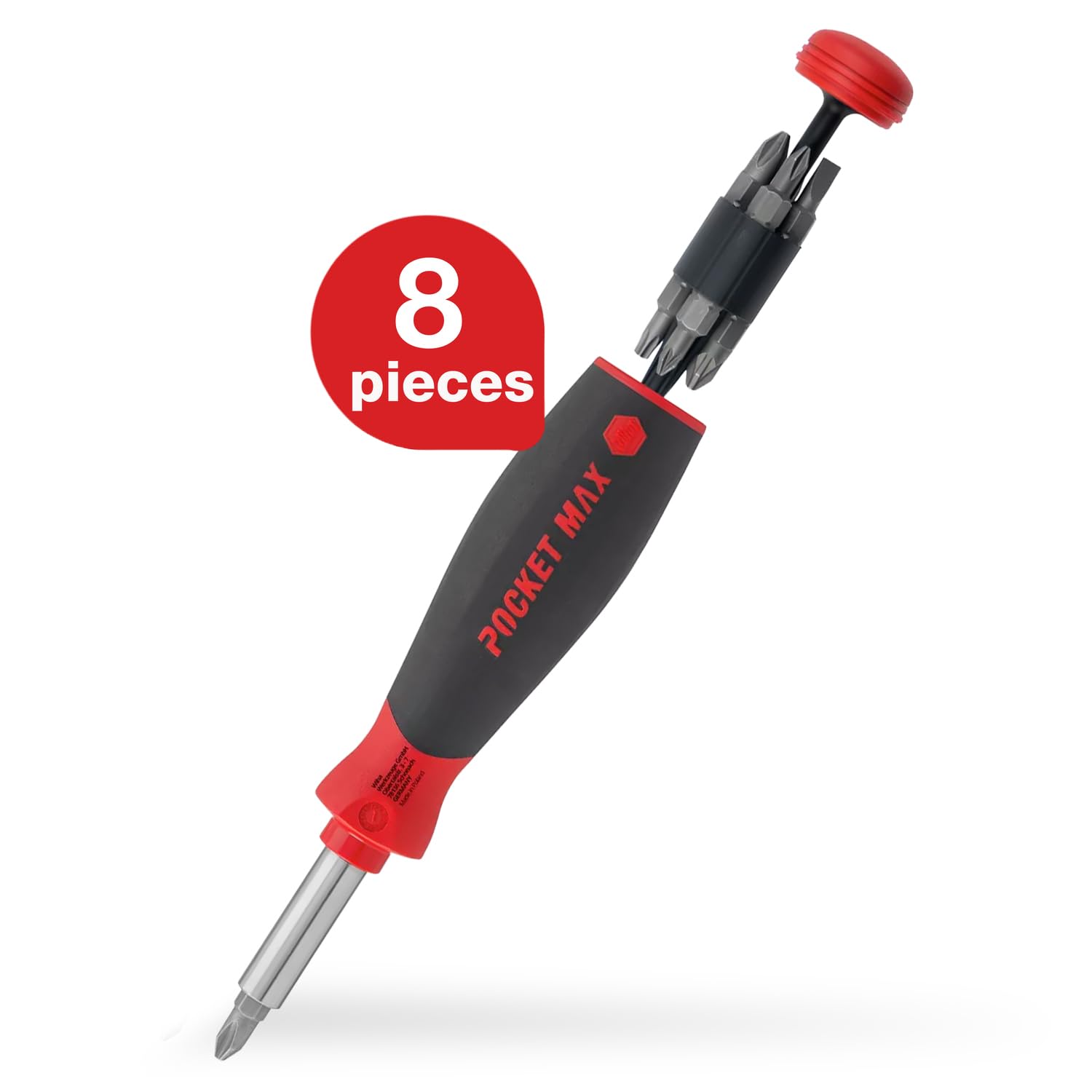 Amazon.com: Wiha PocketMax Magnetic Screwdriver Set 8 Pieces with